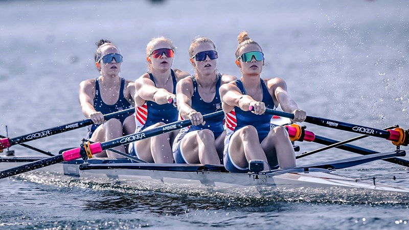 Six Longhorns win gold with Team USA at World Rowing U23 Championships