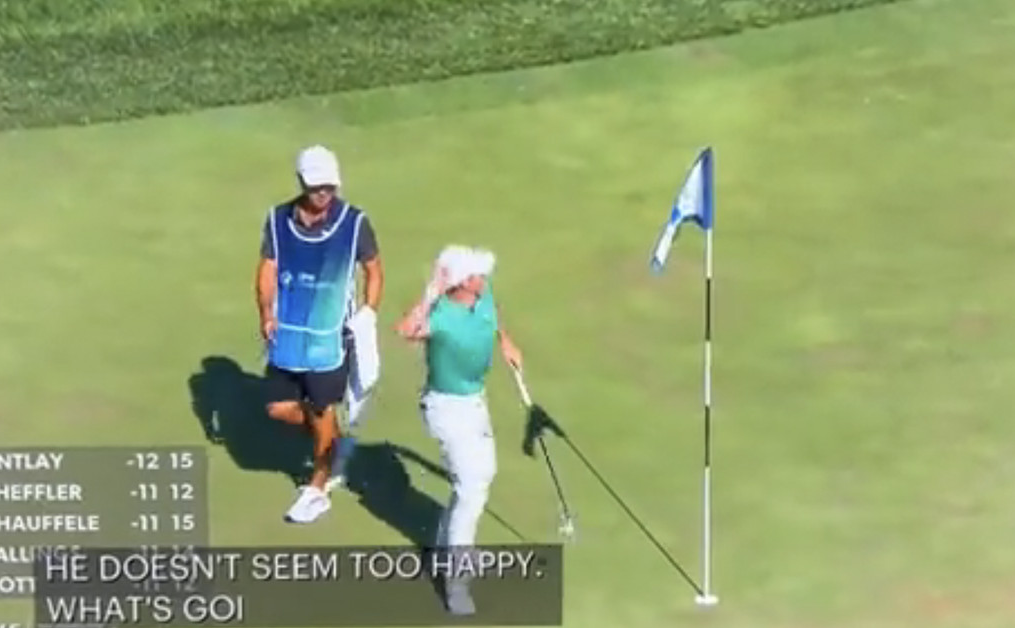Rory McIlroy threw a fan’s remote controlled golf ball right into the water
